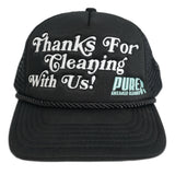 “Thanks For Cleaning With Us” Trucker Hat